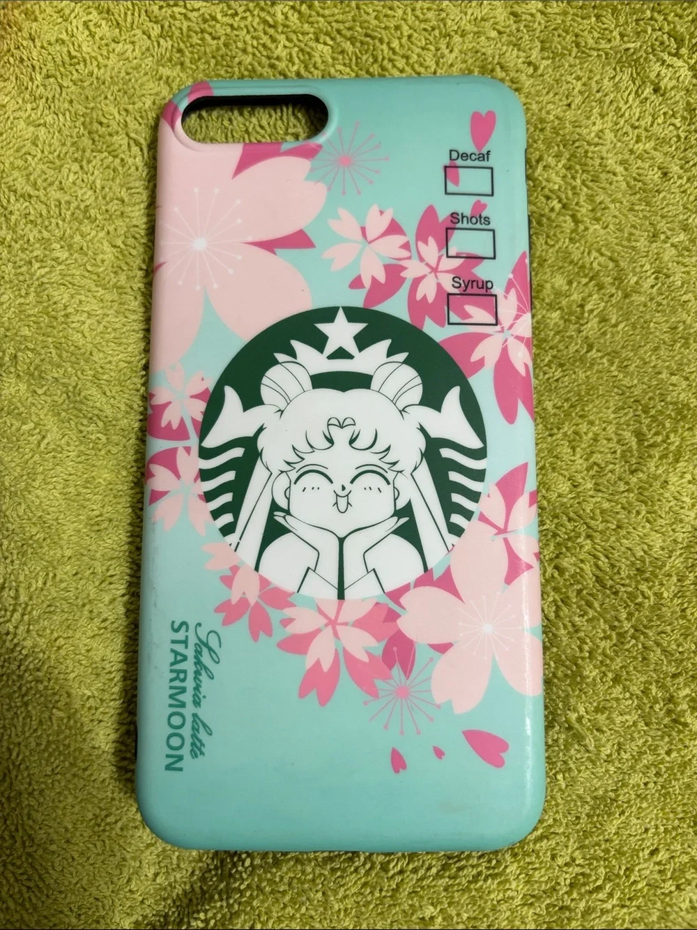 Usagi Tsukino (Sailor Moon) styled as the Starbucks siren IPhone 13 Case